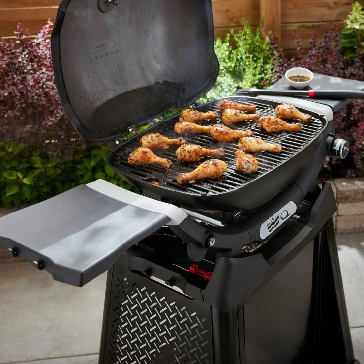 Weber Gasgrill Q 3200N+ mit Rollwagen, Black – Bild 3