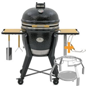 Monolith Grill TWO.66 MIT Gestell und Seitentischen inkl. Smoke Set