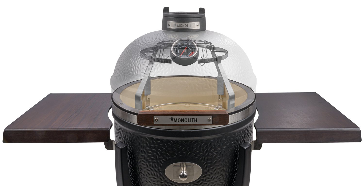 Monolith Grill TWO.55 - MIT Gestell und Seitentischen - inkl. Smoke Set – Bild 6