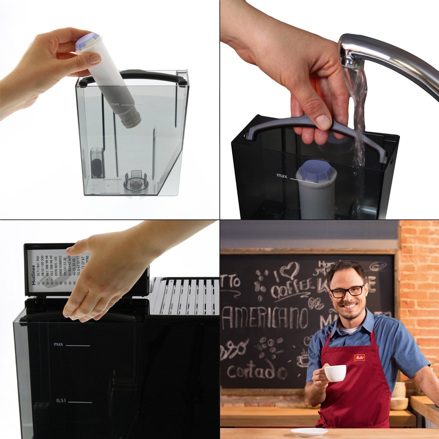 Melitta Caffeo Solo Perfect Milk E957-103 Schlanker Kaffeevollautomat – Bild 3