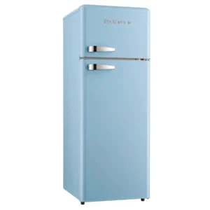 Wolkenstein Retro Kühl Gefrierkombination GK212.4RT Himmelblau