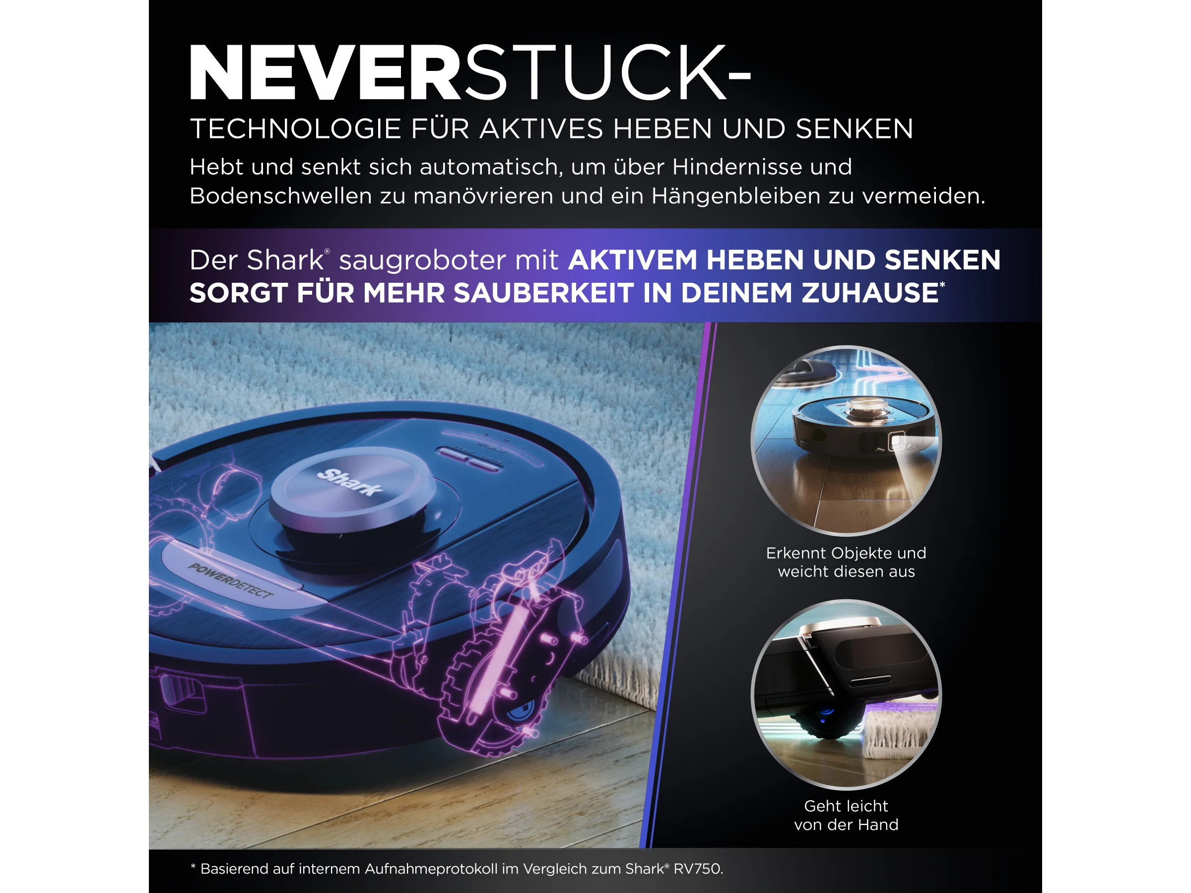 Shark Saugroboter Power Detect Self-Empty RV2820VEEU – Bild 9