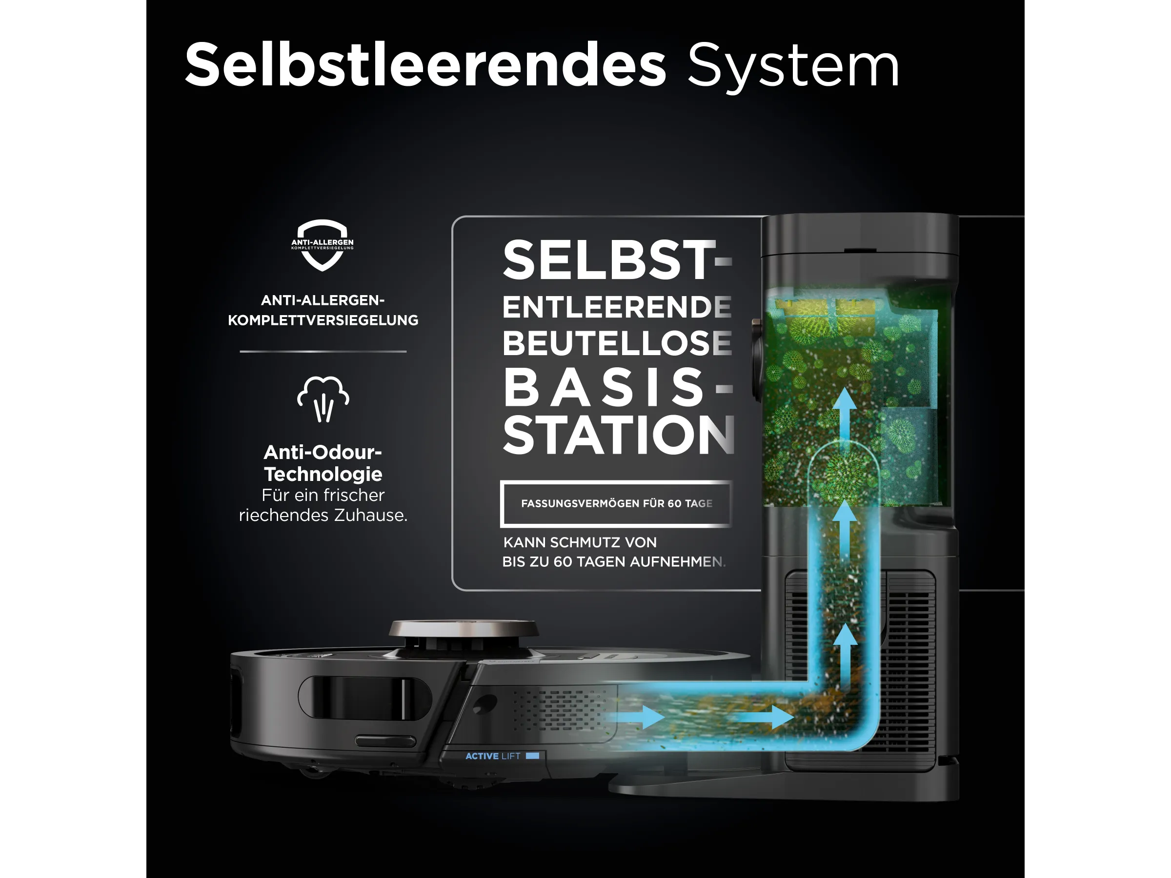 Shark Saugroboter Power Detect Self-Empty RV2820VEEU – Bild 8
