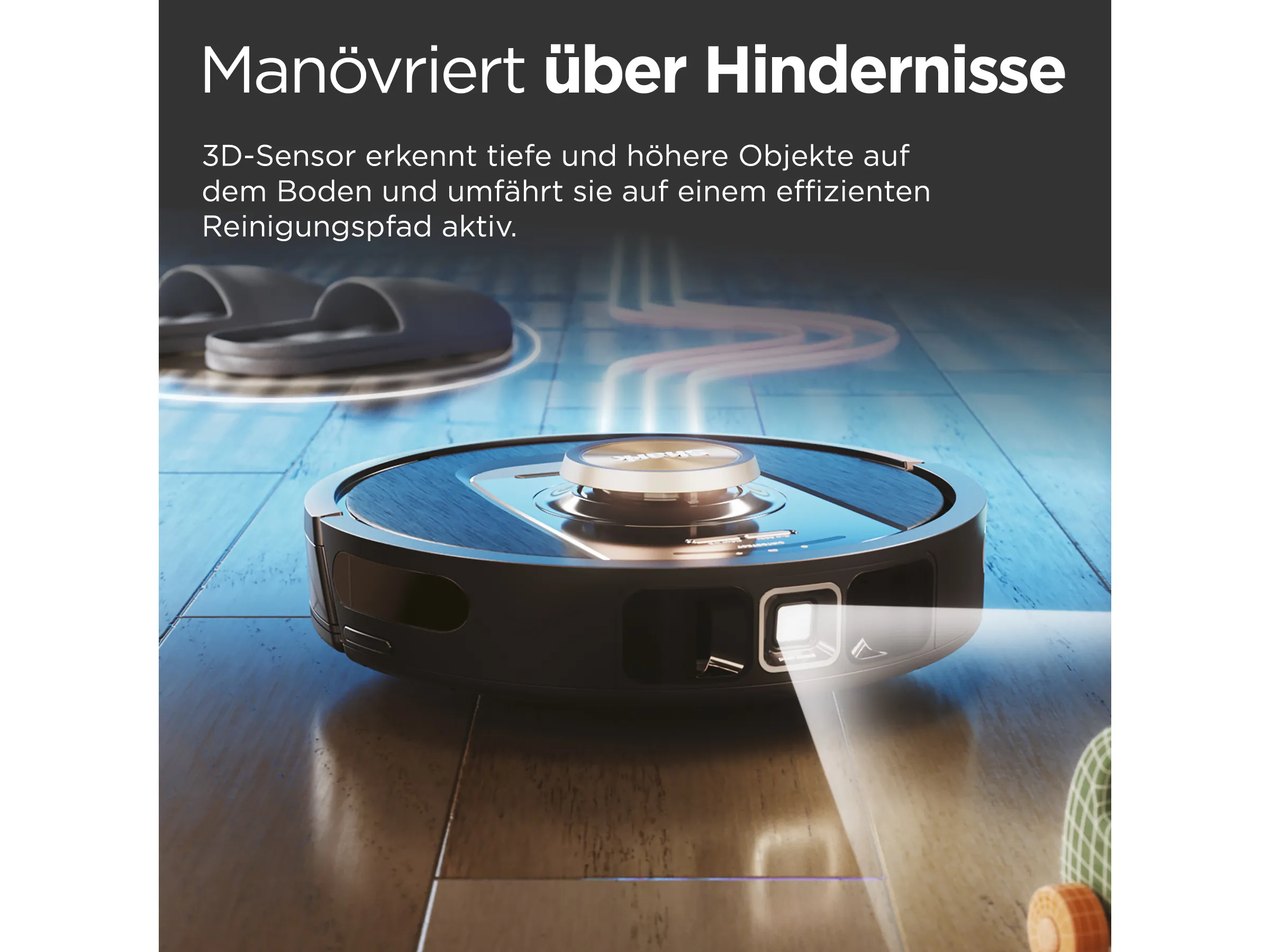 Shark Saugroboter Power Detect Self-Empty RV2820VEEU – Bild 7