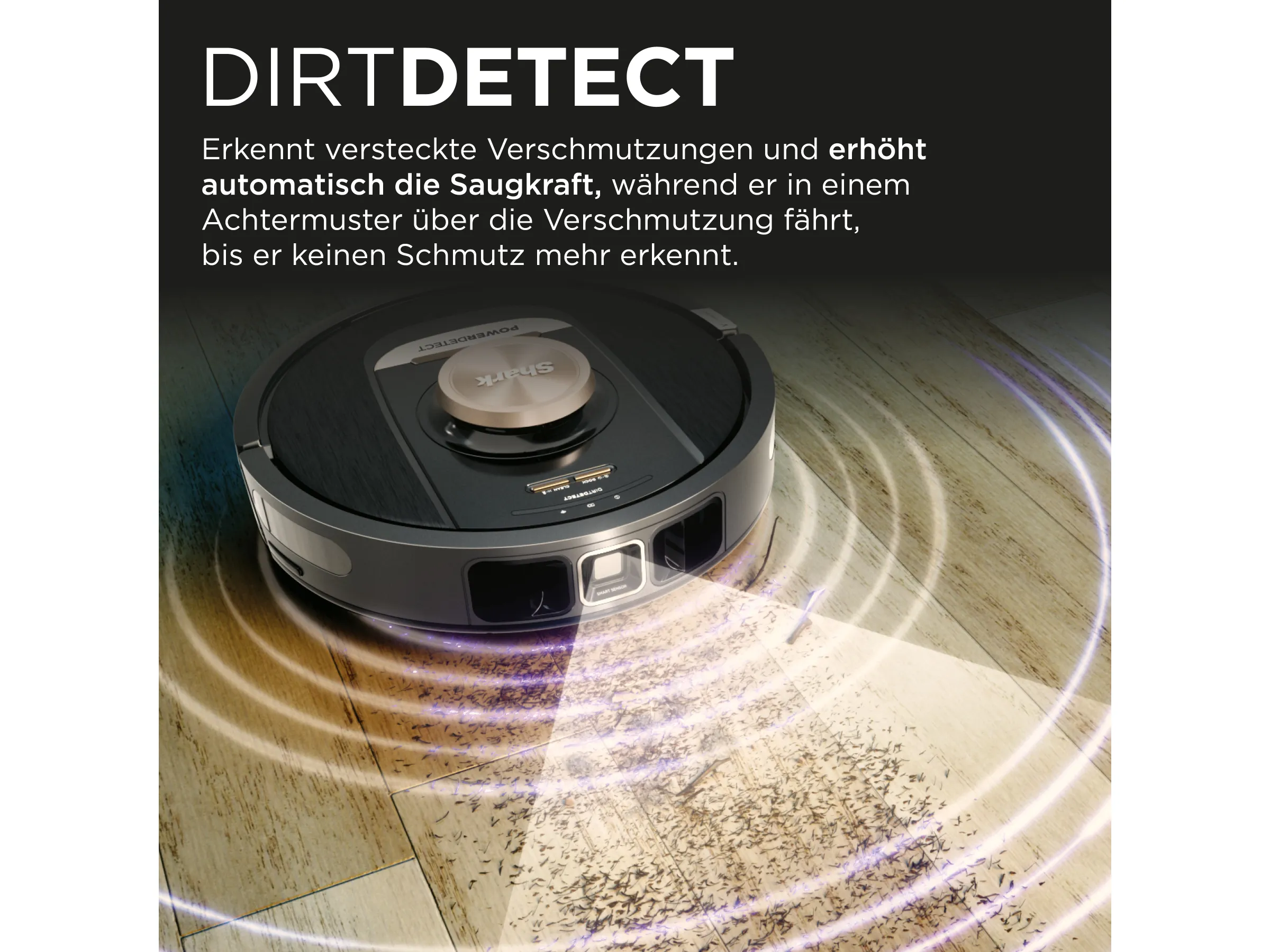 Shark Saugroboter Power Detect Self-Empty RV2820VEEU – Bild 3