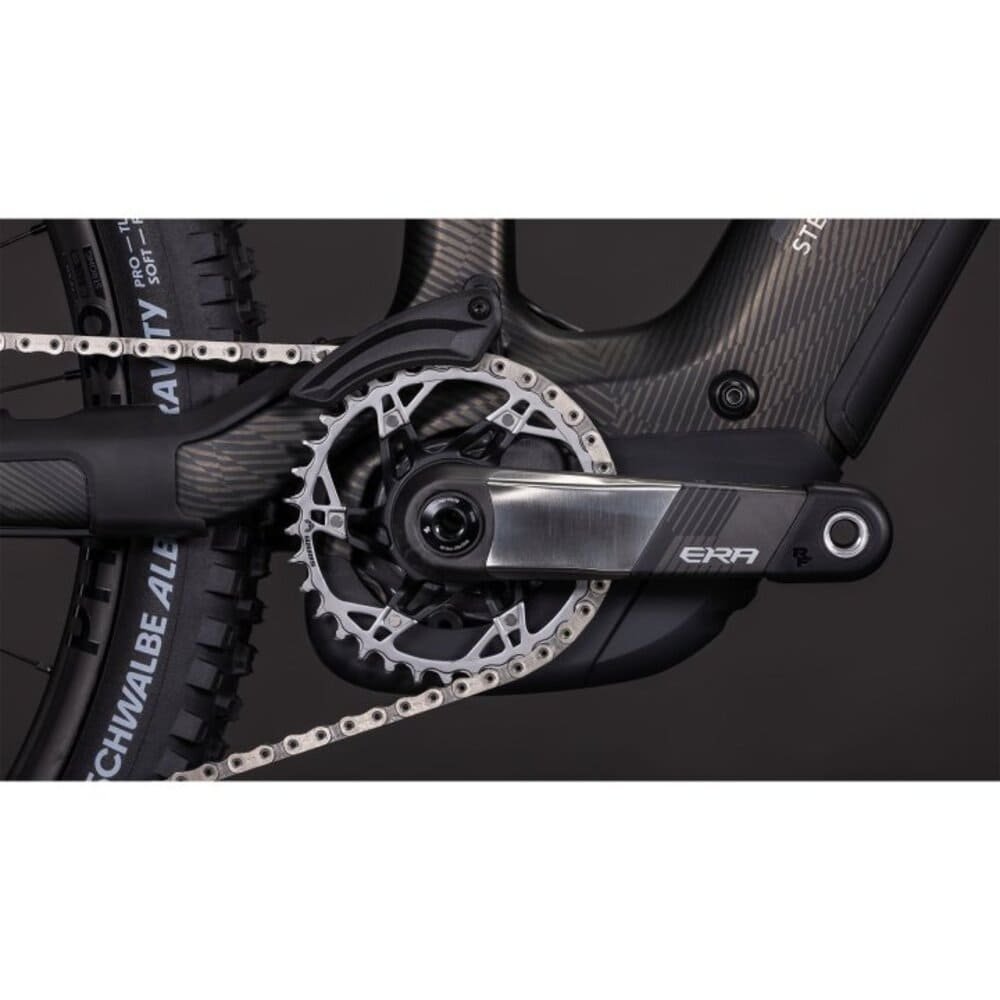 CUBE STEREO HYBRID ONE44 HPC SLT 800 27.5“ Carbon E-Mountainbike 2026 carbongrid / chrome – Bild 6