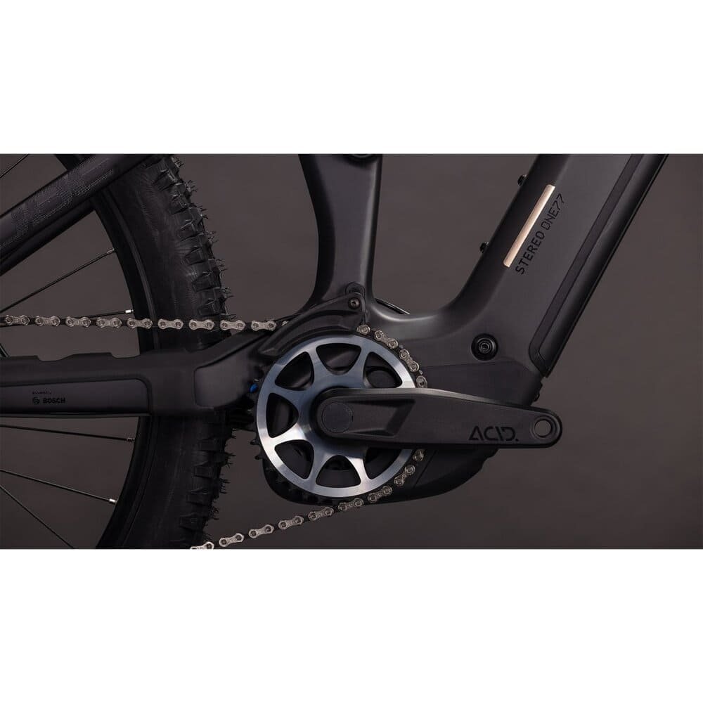 CUBE STEREO HYBRID ONE77 HPC SLX 800 Carbon E-Mountainbike 2026 M XL S L blackline – Bild 4
