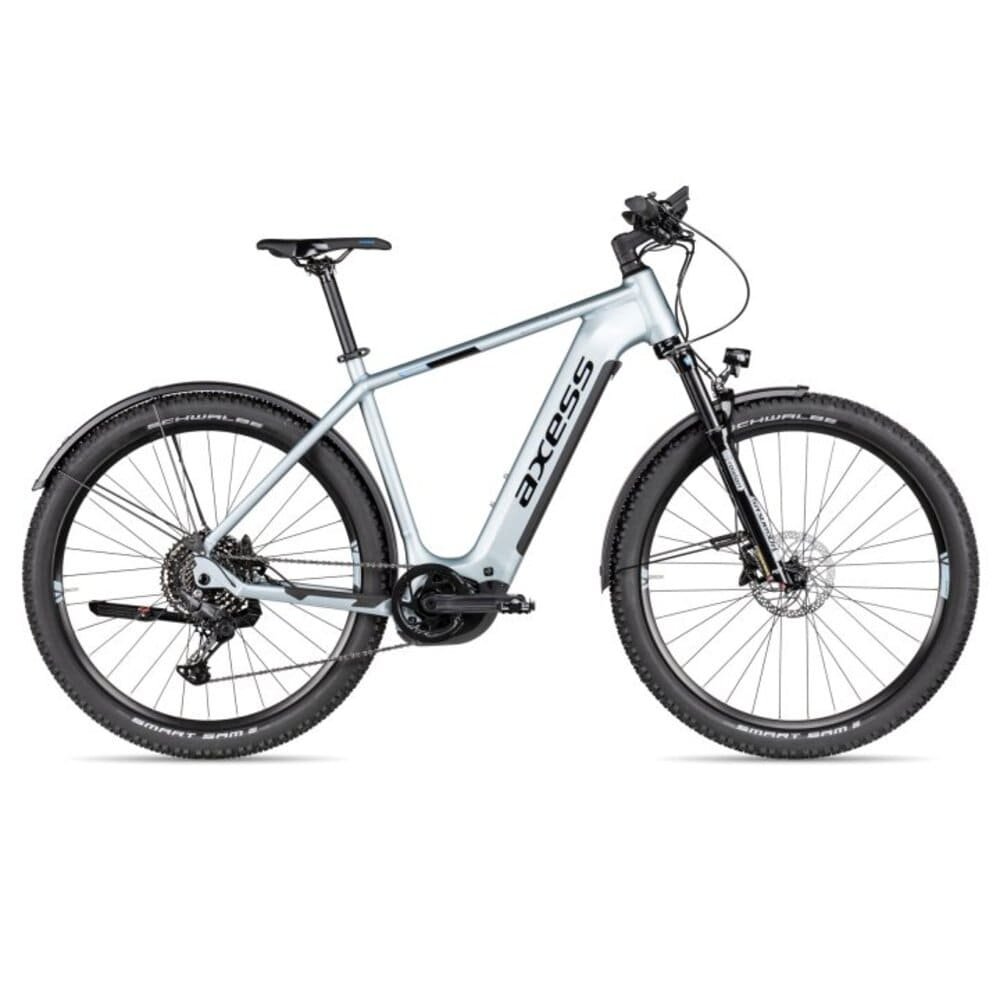 Axess Force Pro Allroad 29" E-Mountainbike 2025 misty silver matt/black/sky – Bild 2