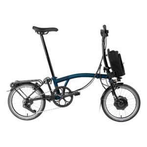 E-Faltrad Brompton Electric C Line 16" 12-Speed 2025 Mid Bar ocean blue