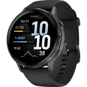 Garmin Venu 4 GPS Smartwatch 45mm - Schwarz/Schiefergrau