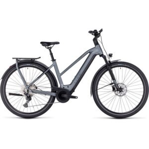 CUBE KATHMANDU HYBRID Pro 750 Trekking E-Bike 2024 Damen flashgrey / metal