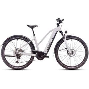 E-Bike CUBE NURIDE HYBRID EXC 800 Allroad - Damen 2025  silver 52cm