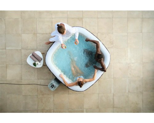 Lay-Z-Spa Hollywood Aufblasbarer Whirlpool Bestway schwarz 180 x 180 cm für 6 Personen – Bild 9