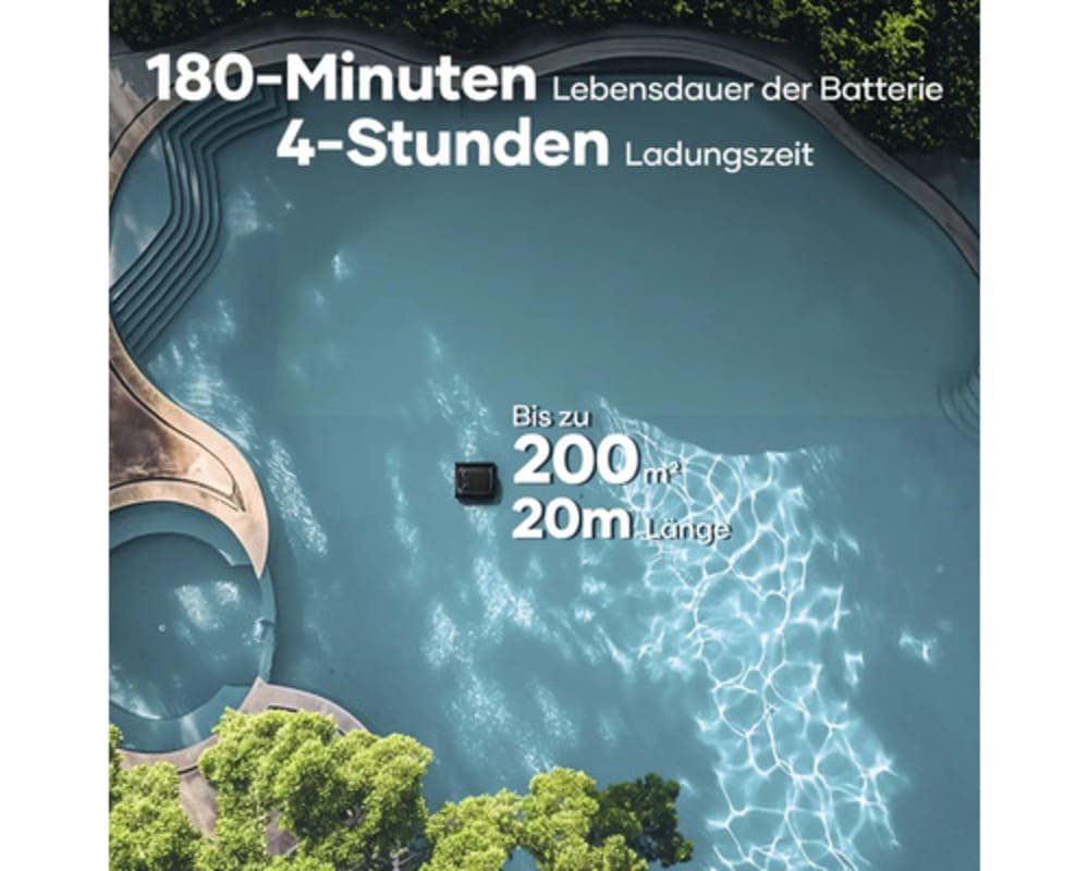Poolroboter Aiper Scuba S1 Pro 2025 für Pools bis zu 200 m² – Bild 9