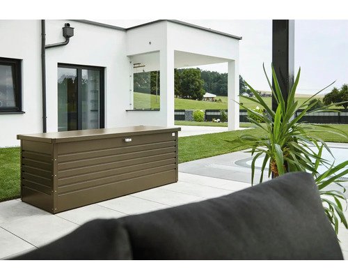 Auflagenbox FreizeitBox Biohort 180 800 l inkl. Gasdruckfedern 181 x 79 x 71 cm bronze-metallic – Bild 4