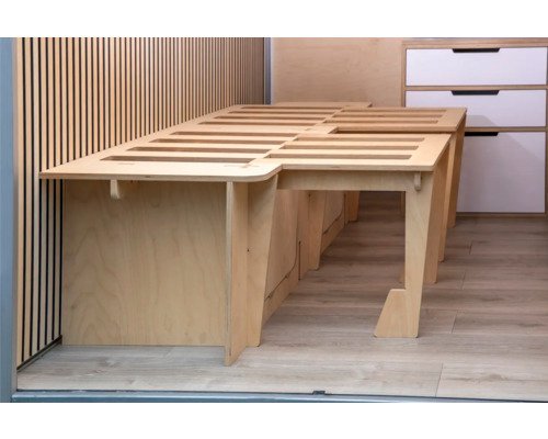 Buildify Campingbox Marco Bettsystem längs symmetrisch u.a. für Ducato/Crafter/Sprinter 1900x950x465 mm – Bild 8