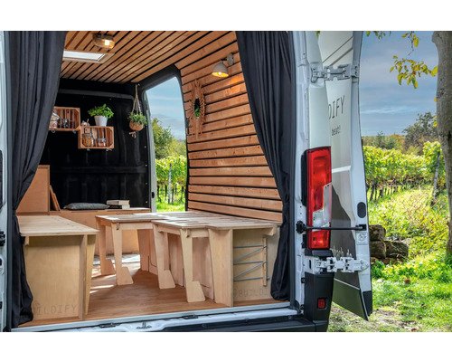 Buildify Campingbox Marco Bettsystem längs symmetrisch u.a. für Ducato/Crafter/Sprinter 1900x950x465 mm – Bild 6