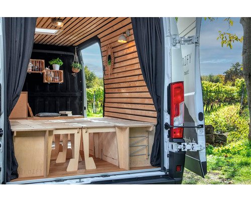 Buildify Campingbox Marco Bettsystem längs symmetrisch u.a. für Ducato/Crafter/Sprinter 1900x950x465 mm – Bild 5