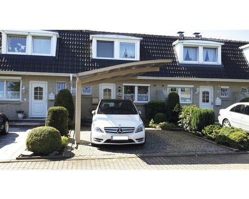 Einzelcarport KRB Skiatsu mit Hitze UV und Hagelschutz 270x500 cm urban grau – Bild 9