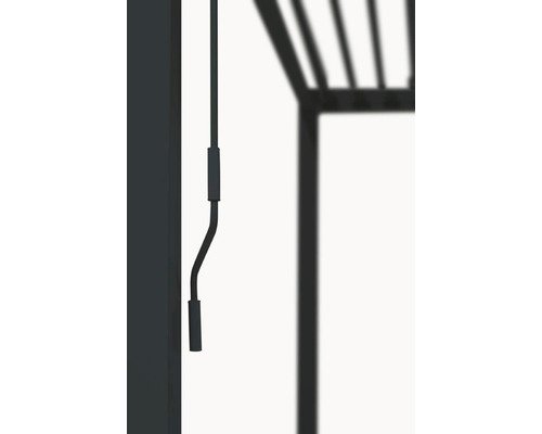 Mirador Deluxe Pergola Pfostenstärke 11 x 11 cm 300 x 300 x 250 cm anthrazit - ähnlich RAL7015 – Bild 5