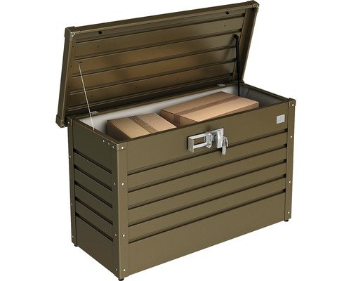 Paket Box Biohort 100 195 l inkl. Gasdruckfeder 101 x 46 x 61 cm bronze-metallic